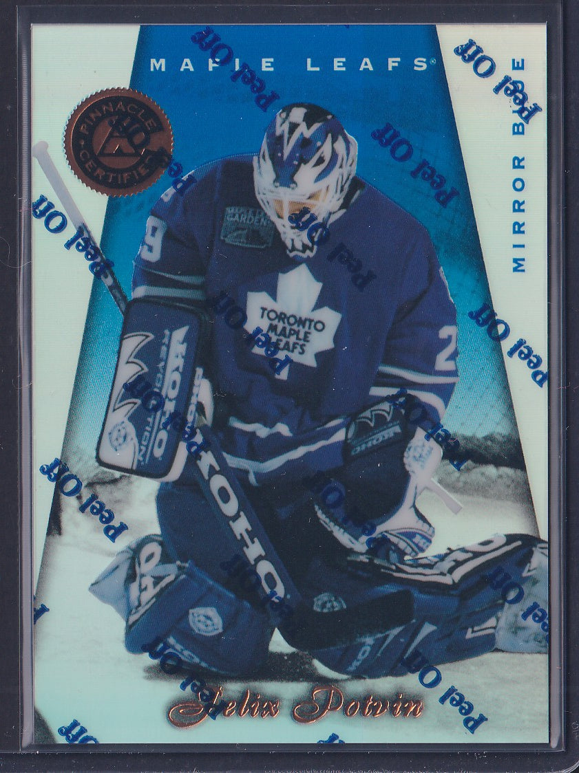 FELIX POTVIN - 1997 Pinnacle Certified Mirror Blue w/ Coating #11