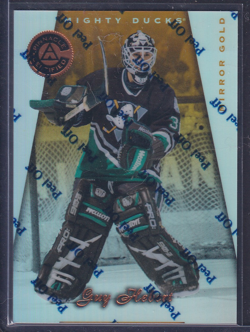 GUY HEBERT - 1997 Pinnacle Certified Mirror Gold w/ Coating #19