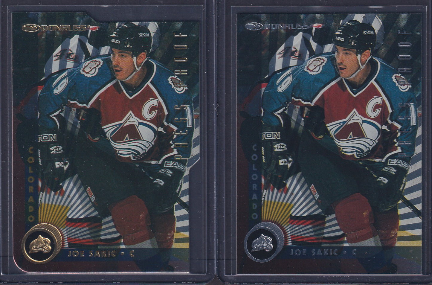 JOE SAKIC - 1997 Donruss Press Proof Silver & Gold, /500, /2000 #117