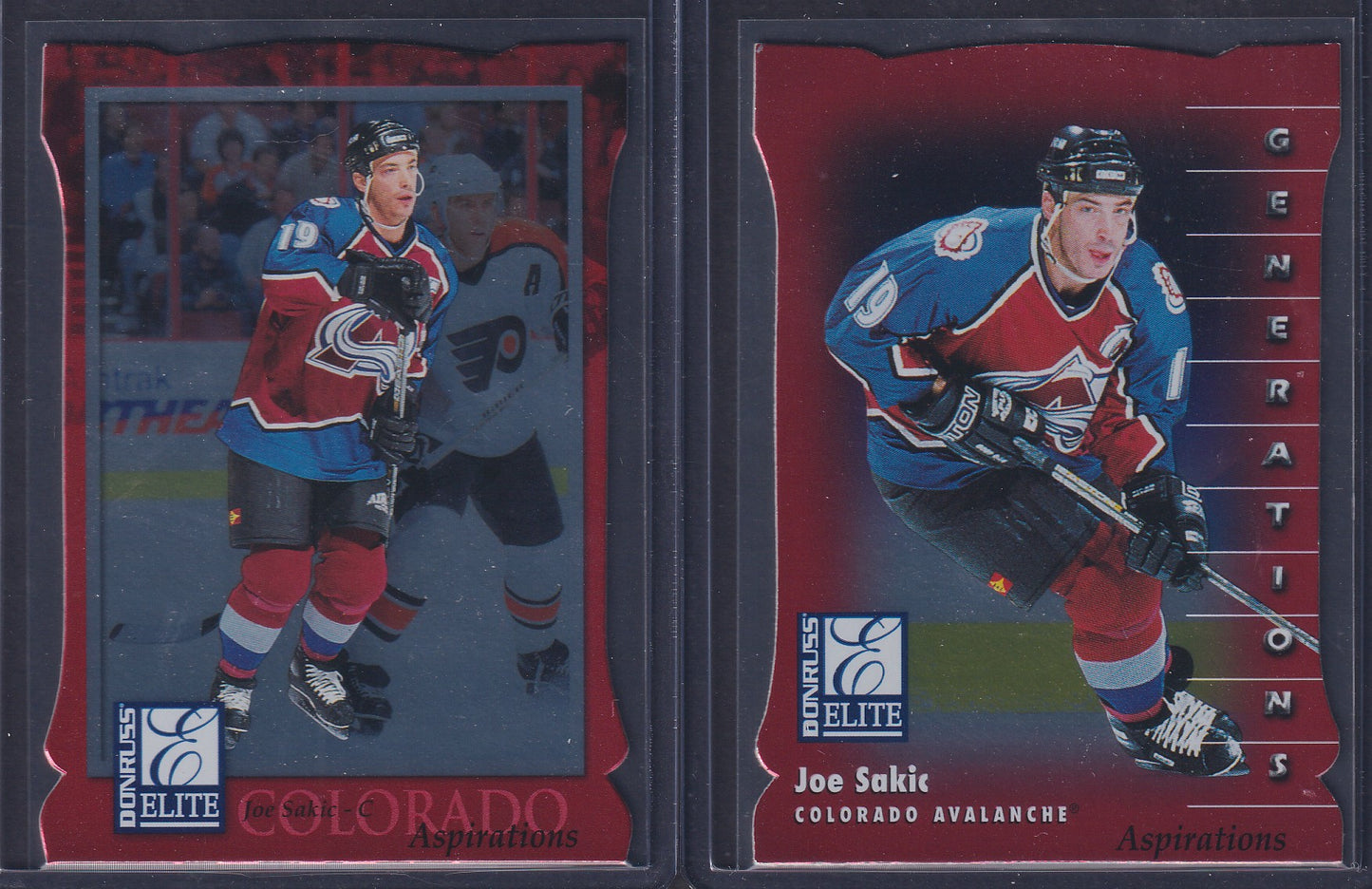 JOE SAKIC - 1997 Donruss Elite Generations and Aspirations /750 #49/115