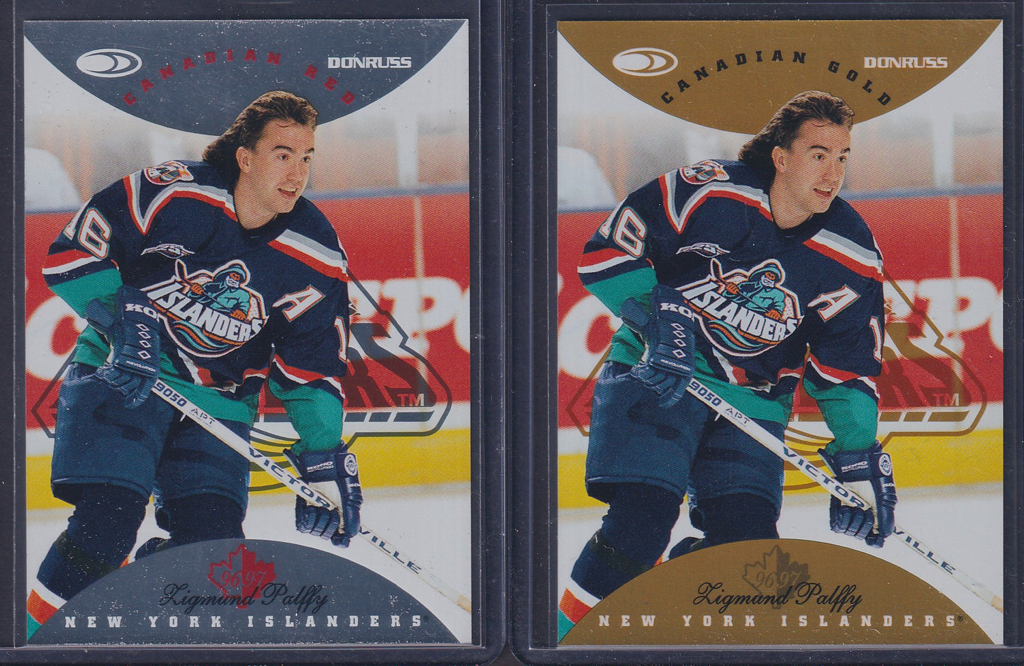 ZIGMUND PALFFY - 1996 Donruss Canadian Red & Gold Press Proof #58, /750, /150