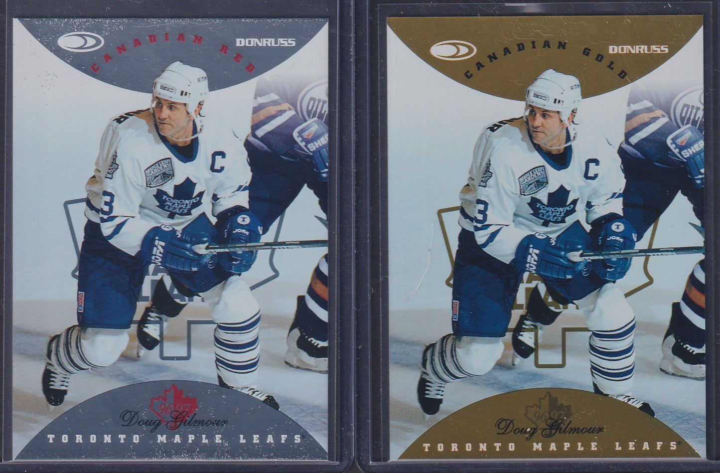 DOUG GILMOUR - 1996 Donruss Canadian Red and Gold Press Proof #112, /750, /150