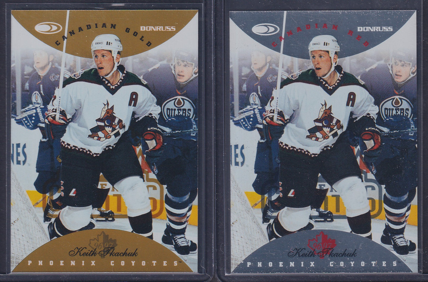 KEITH TKACHUK - 1996 Donruss Canadian Red & Gold Press Proof #22, /750, /150