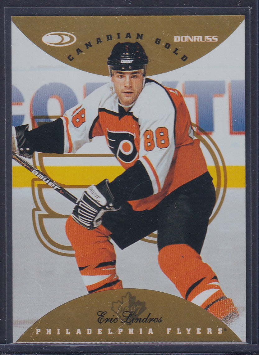 ERIC LINDROS - 1996 Donruss Canadian Gold Press Proof #7, /150