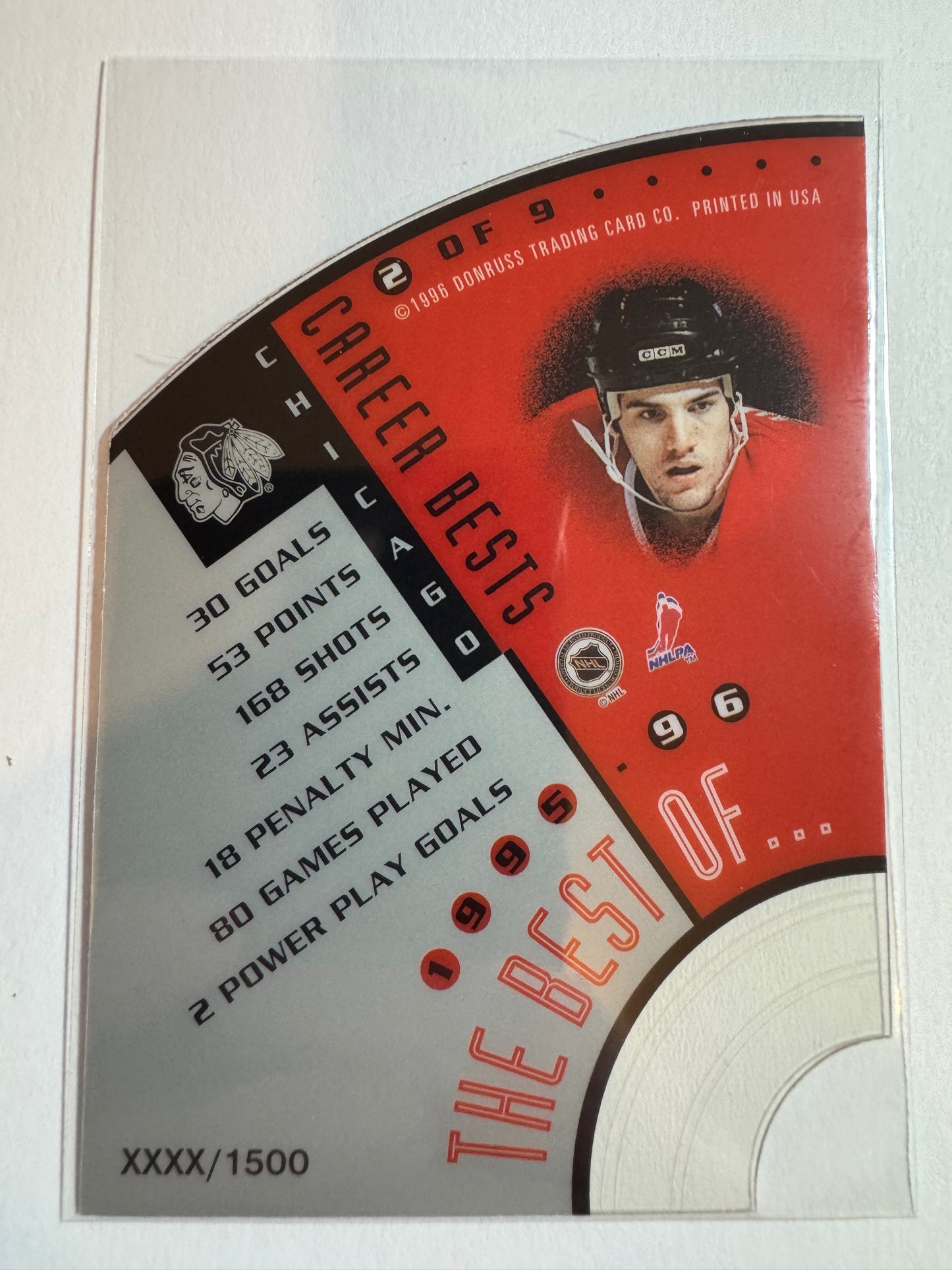 ERIC DAZE - 1996 Donruss Leaf The Best of #2, xxxx/1500