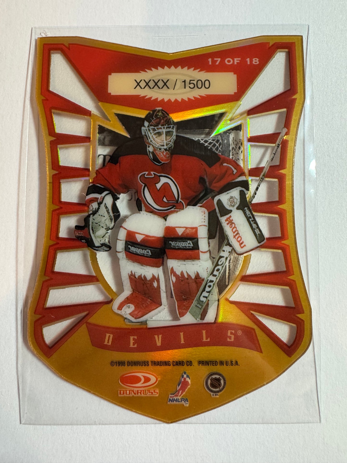 MIKE DUNHAM - 1997 Donruss Preferred Color Guard Die Cut #17, xxxx/1500