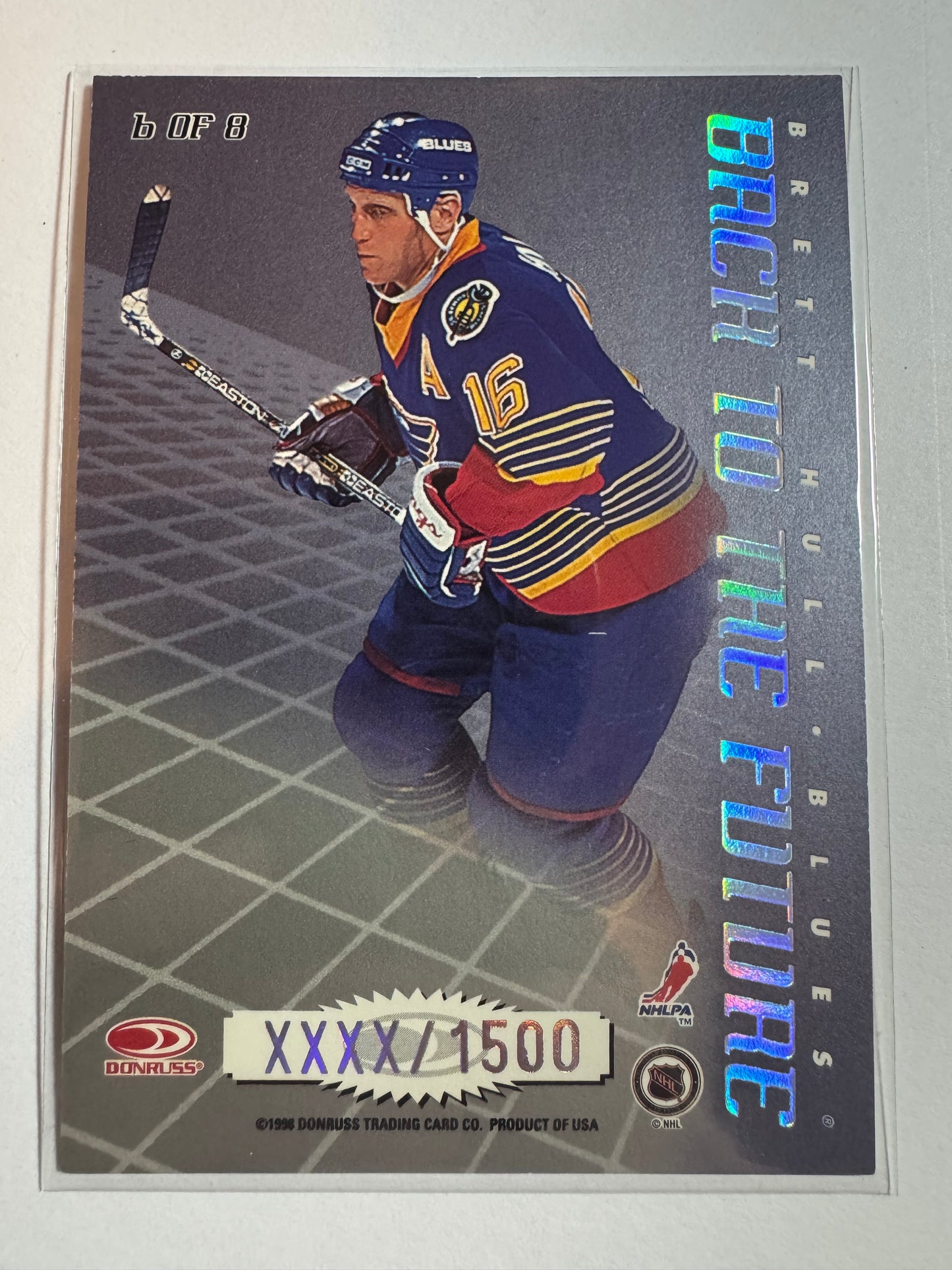 BOBBY HULL / BRETT HULL - 1997 Donruss Elite Back to the Future #6, xxxx/1500