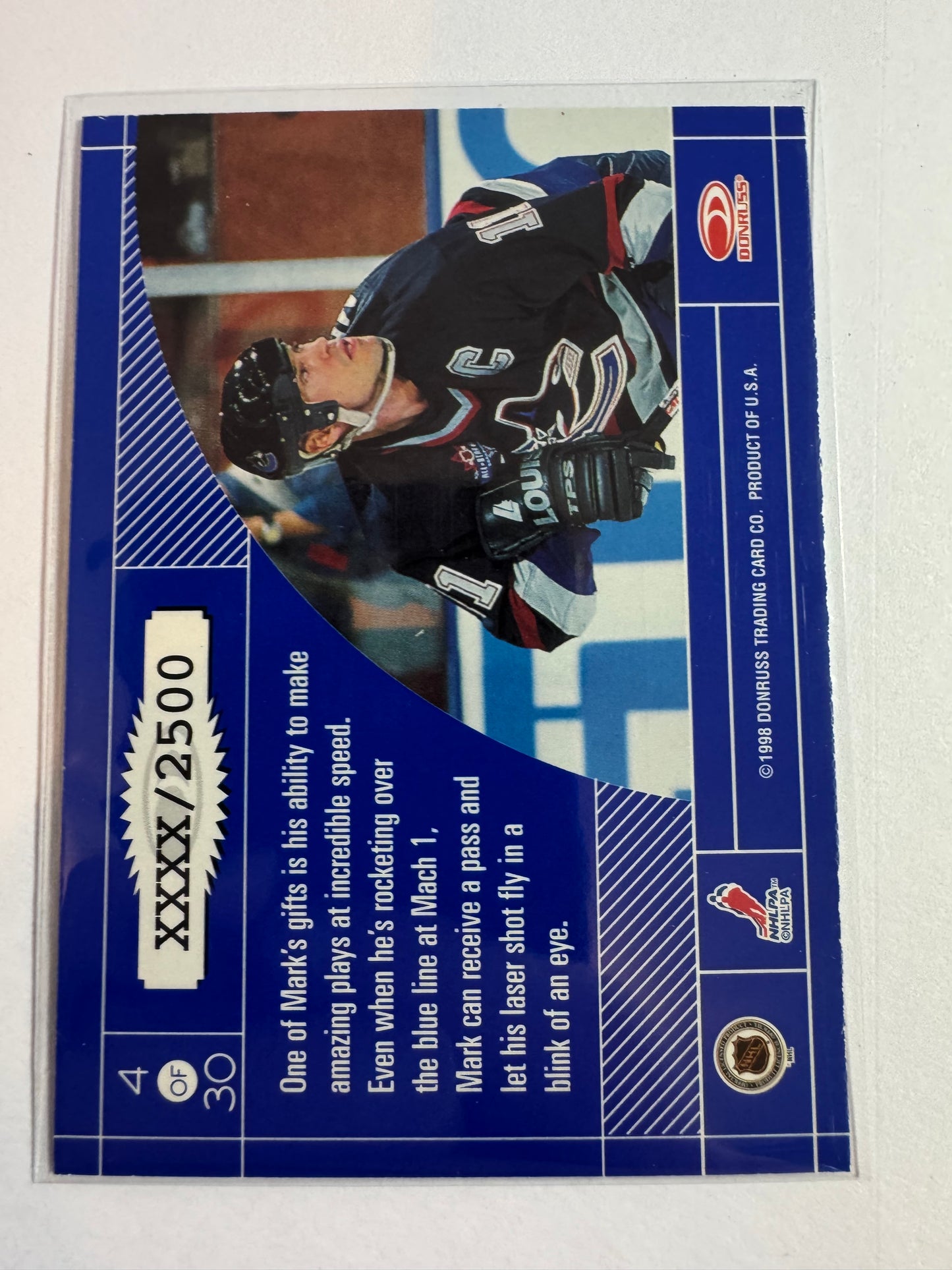 MARK MESSIER - 1997 Donruss Elite Craftsmen #4, xxxx/2500