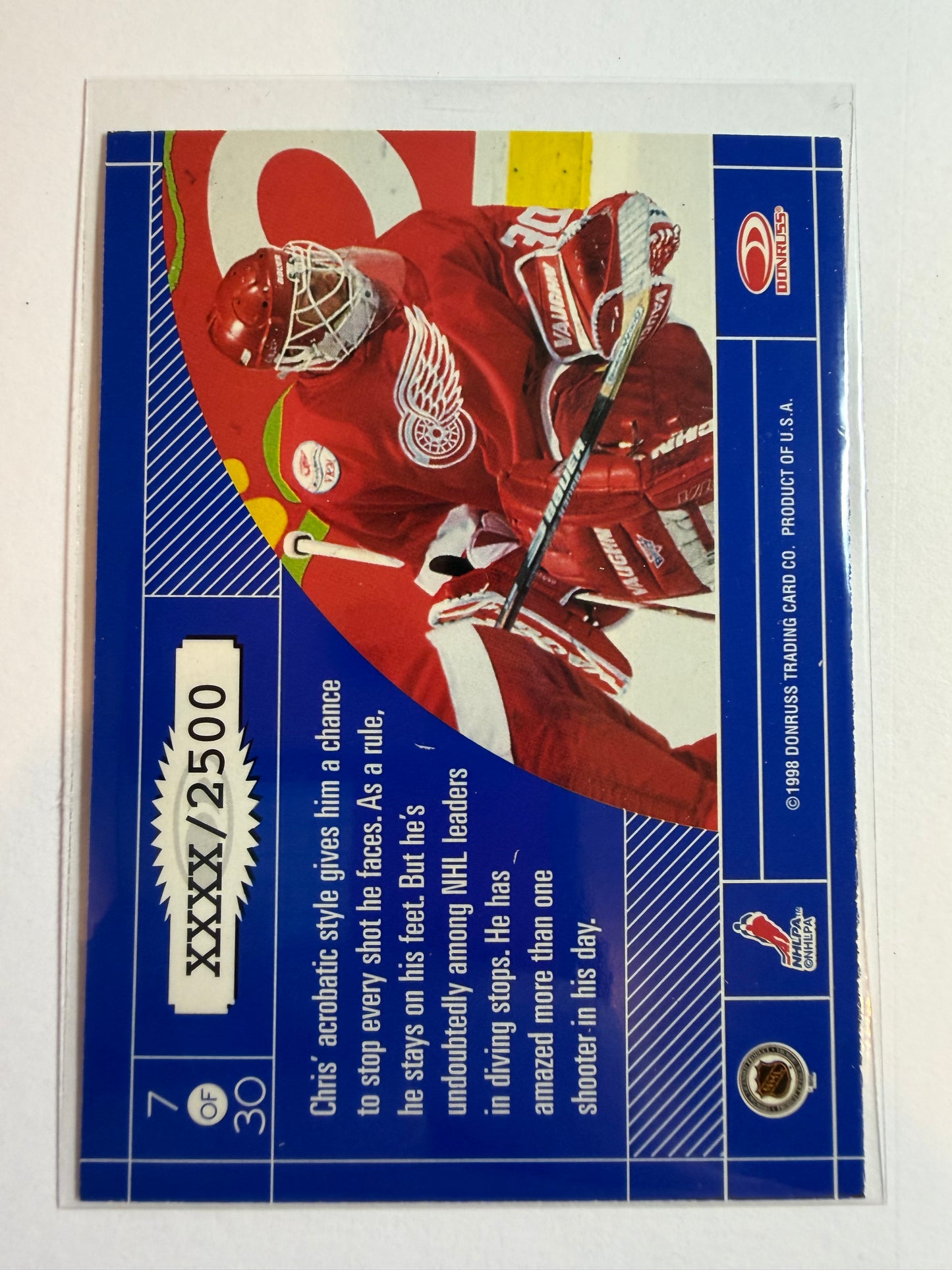 CHRIS OSGOOD - 1997 Donruss Elite Craftsmen #7, xxxx/2500