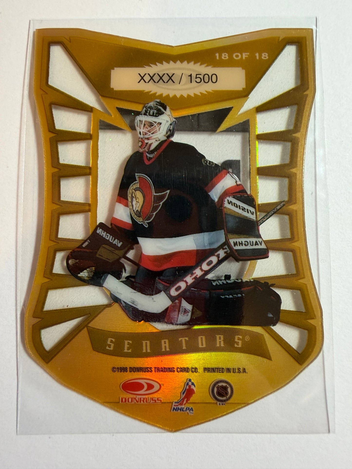 DAMIAN RHODES - 1997 Donruss Preferred Color Guard #18, xxxx/1500