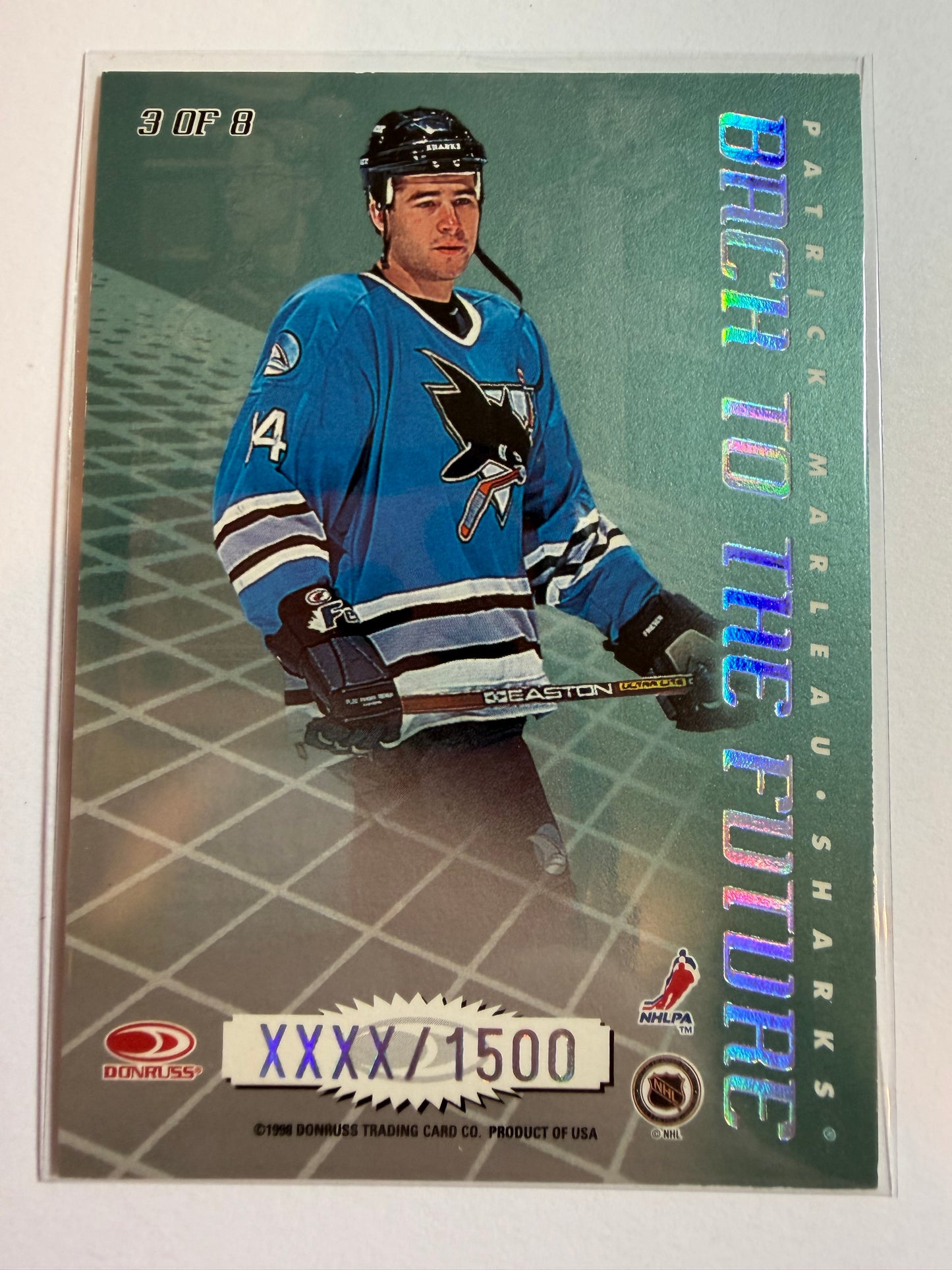 TEEMU SELANNE / PATRICK MARLEAU - 1997 Donruss Elite Back to the Future #3, xxxx/1500