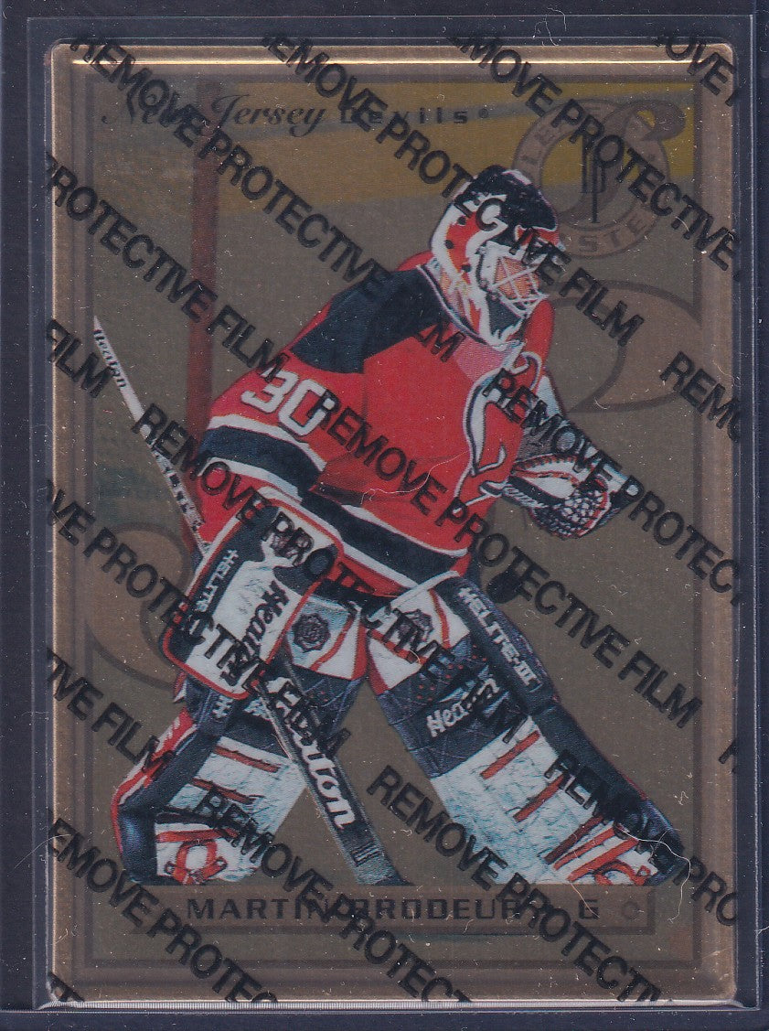 MARTIN BRODEUR - 1996 Donruss Leaf Preferred Steel GOLD #2