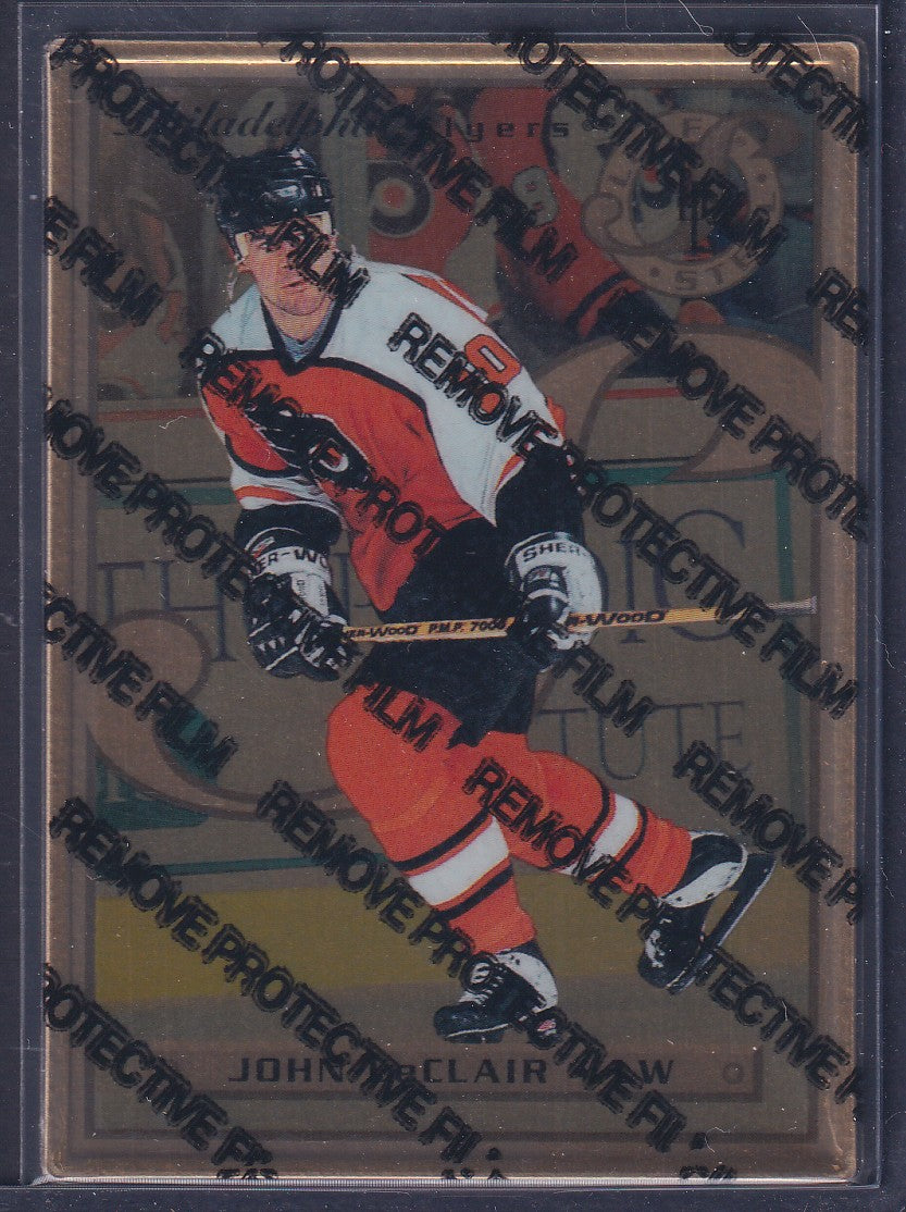 JOHN LECLAIR - 1996 Donruss Leaf Preferred Steel GOLD, w/ Coating #39
