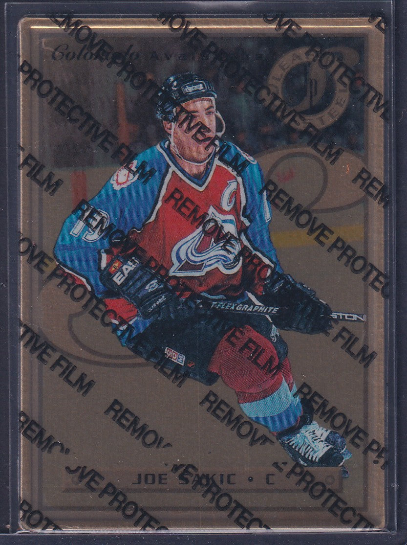 JOE SAKIC - 1996 Donruss Leaf Preferred Steel GOLD, w/ Coating #11