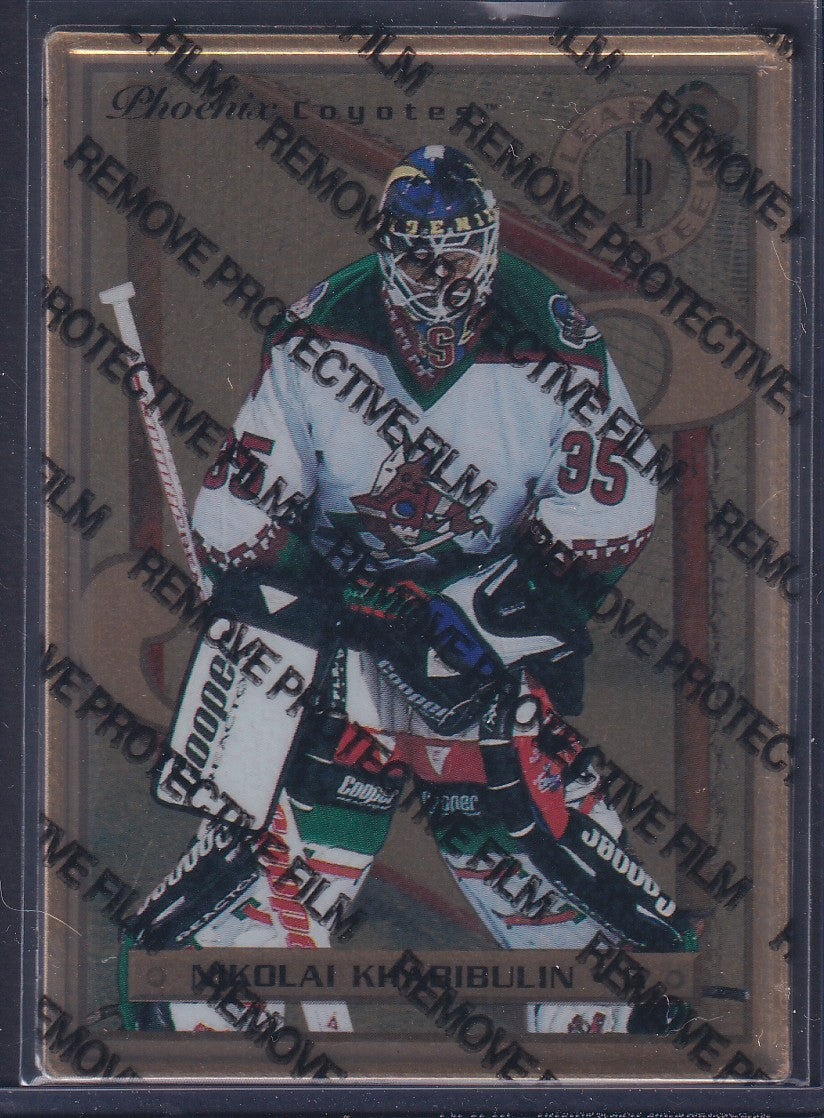 NIKOLAI KHABIBULIN - 1996 Donruss Leaf Preferred Steel GOLD, w/ Coating #30