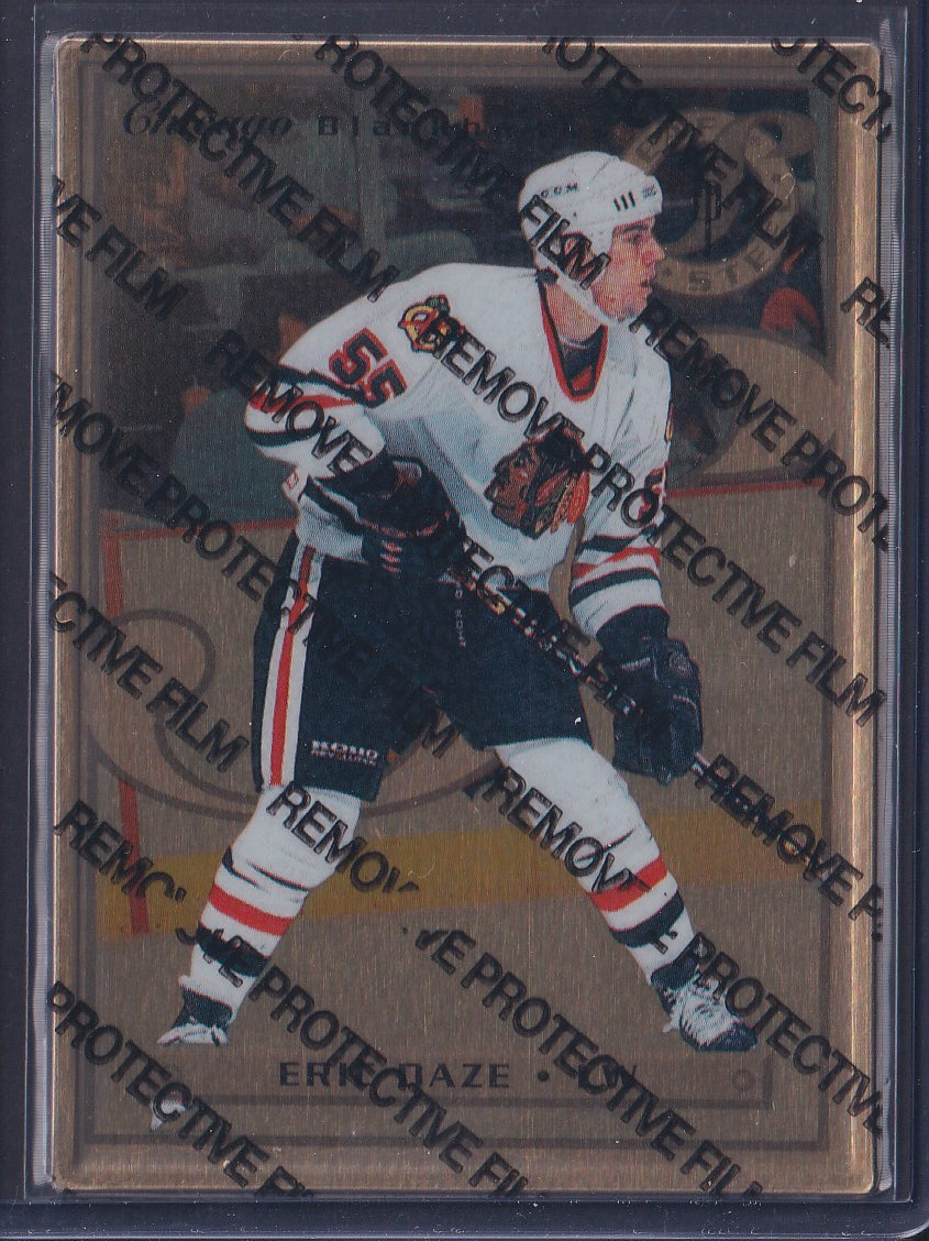 ERIC DAZE - 1996 Donruss Leaf Preferred Steel GOLD, w/ Coating #25