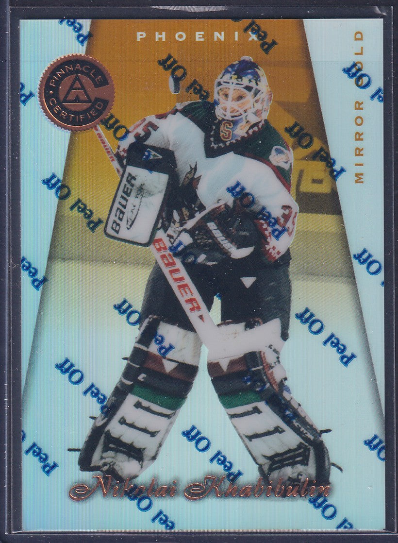 NIKOLAI KHABIBULIN - 1997 Pinnacle Certified w/ Coating, MIRROR GOLD #16