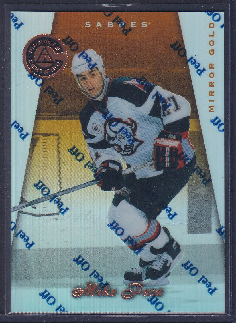 MIKE PECA - 1997 Pinnacle Certified w/ Coating, MIRROR GOLD #99