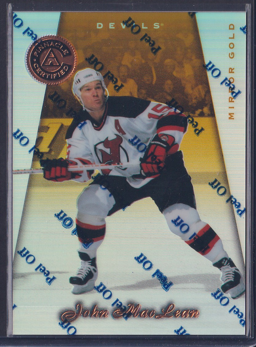 JOHN MACLEAN - 1997 Pinnacle Certified w/ Coating, MIRROR GOLD #91