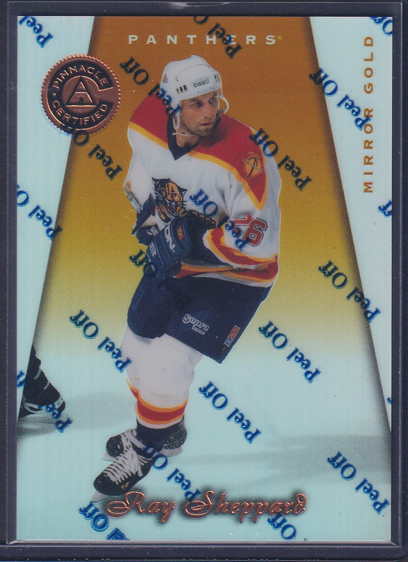 RAY SHEPPARD - 1997 Pinnacle Certified w/ Coating, MIRROR GOLD #90