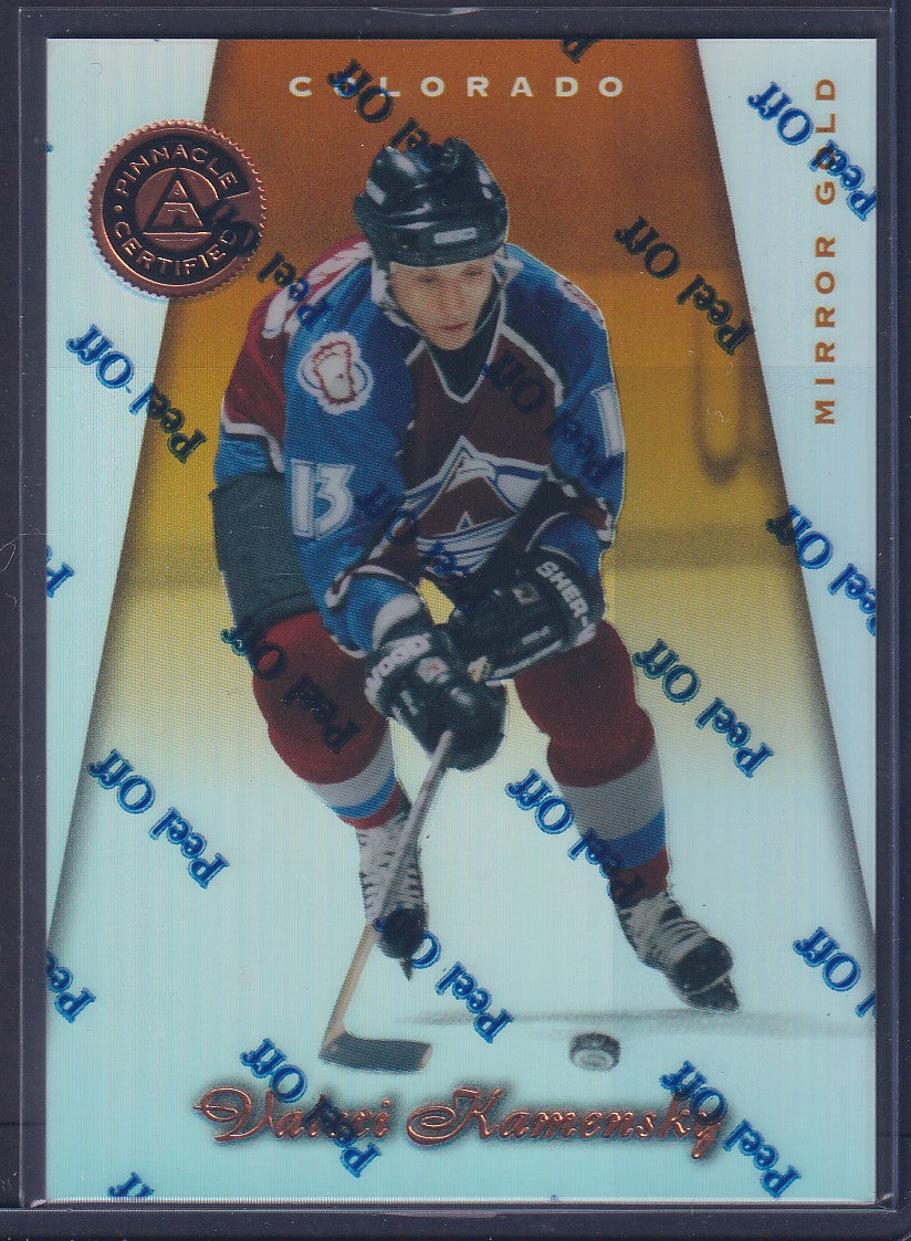 VALERI KAMENSKY - 1997 Pinnacle Certified w/ Coating, MIRROR GOLD #67
