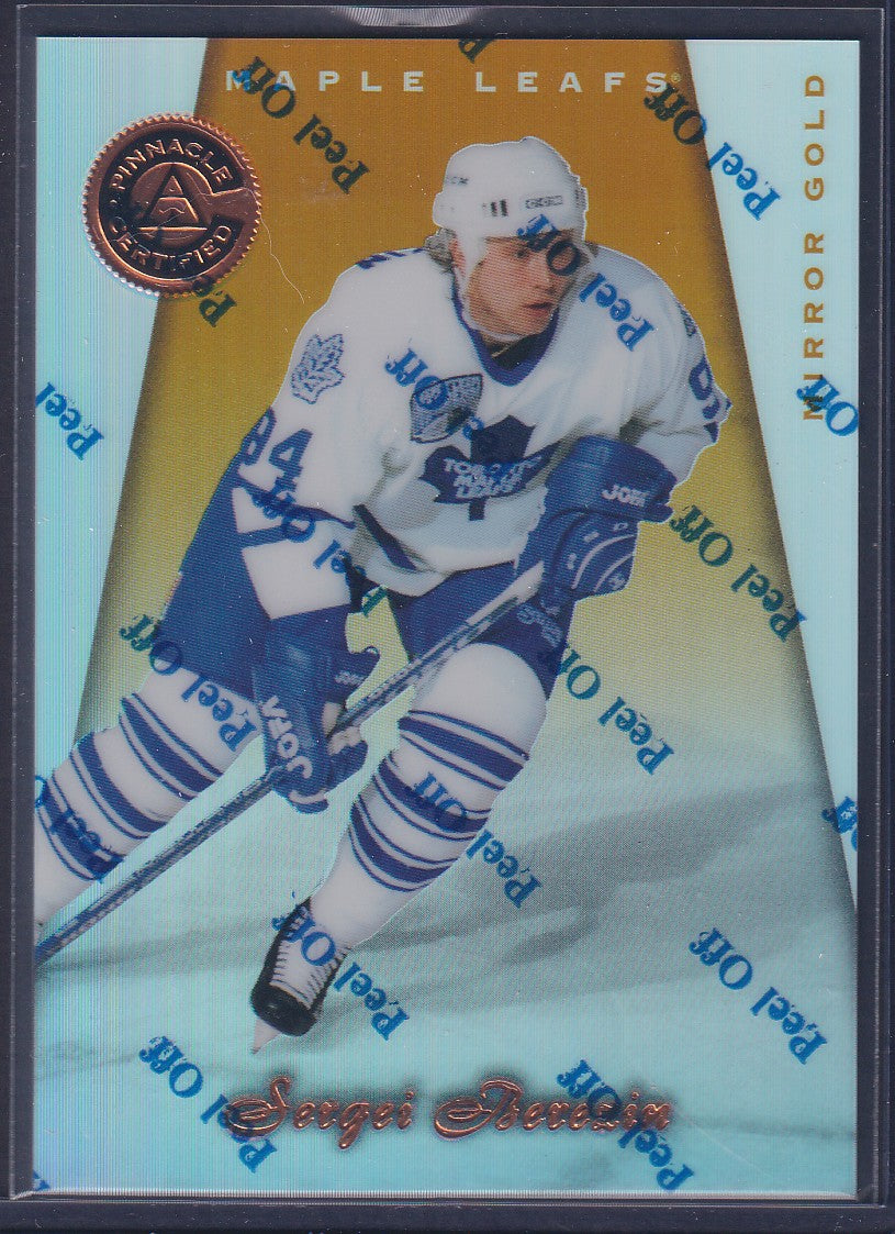 SERGEI BEREZIN - 1997 Pinnacle Certified w/ Coating, MIRROR GOLD #127