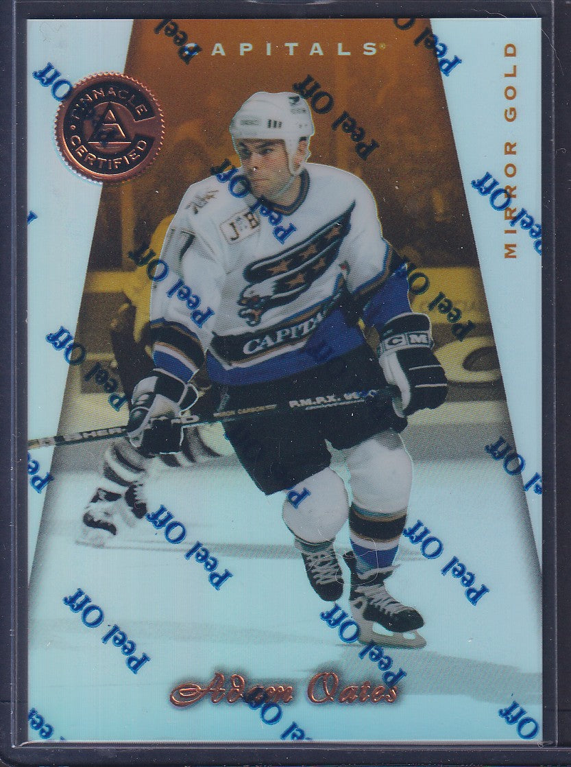 ADAM OATES - 1997 Pinnacle Certified w/ Coating, MIRROR GOLD #49
