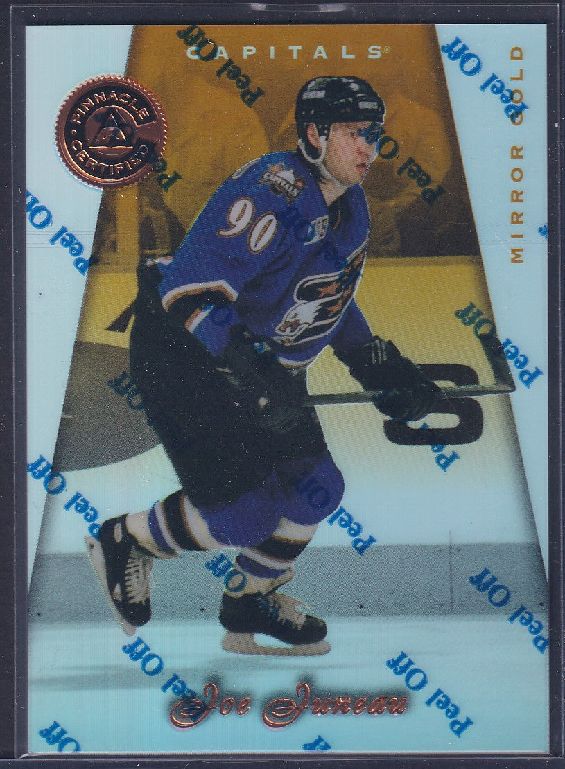 JOE JUNEAU - 1997 Pinnacle Certified w/ Coating, MIRROR GOLD #63