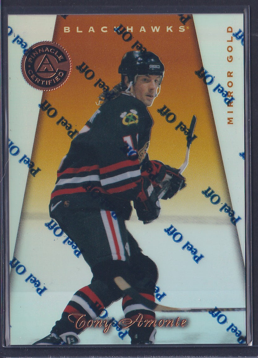 TONY AMONTE - 1997 Pinnacle Certified w/ Coating, MIRROR GOLD #68