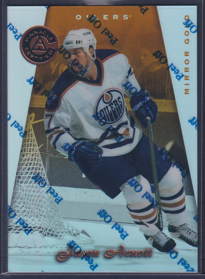JASON ARNOTT - 1997 Pinnacle Certified w/ Coating, MIRROR GOLD #124