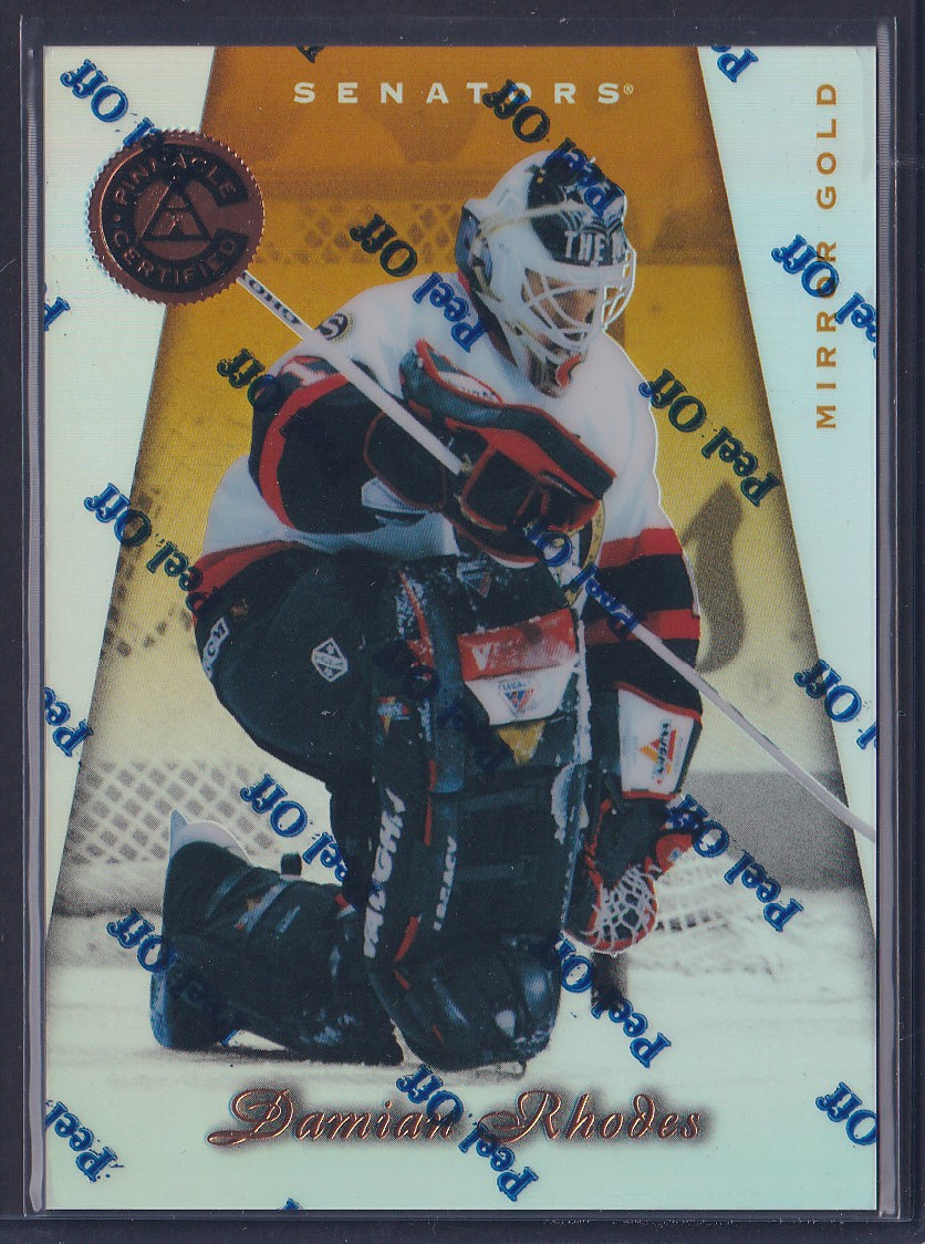 DAMIAN RHODES - 1997 Pinnacle Certified w/ Coating, MIRROR GOLD #20
