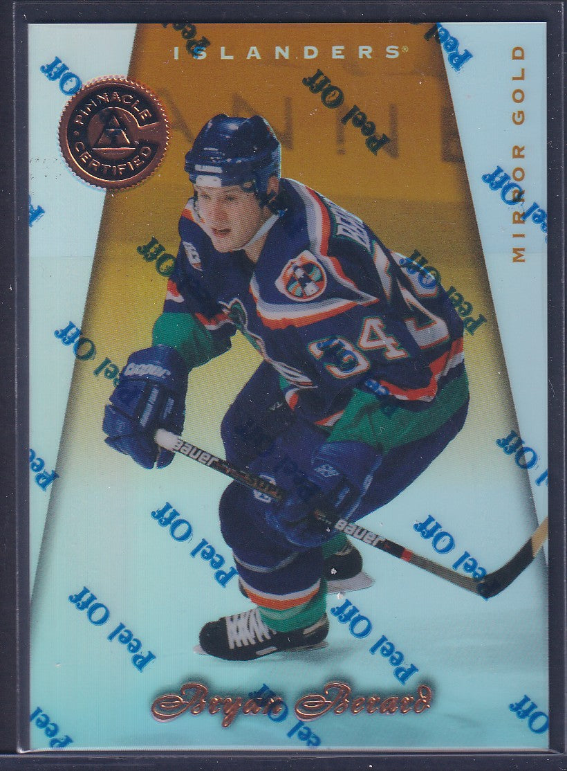 BRYAN BERARD - 1997 Pinnacle Certified w/ Coating, MIRROR GOLD #40