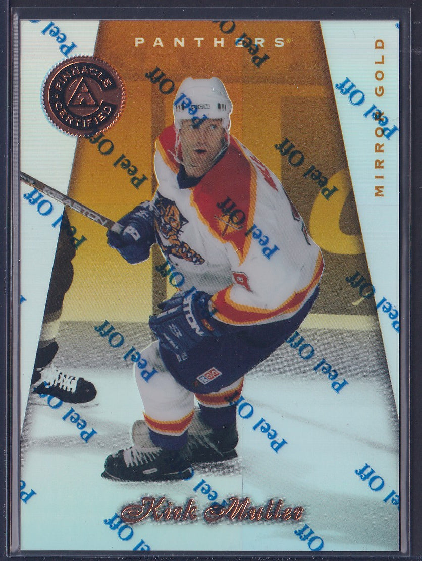 KIRK MULLER - 1997 Pinnacle Certified w/ Coating, MIRROR GOLD #117