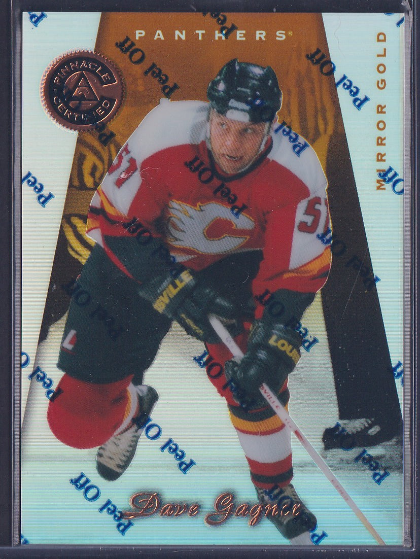 DAVE GAGNER - 1997 Pinnacle Certified w/ Coating, MIRROR GOLD #47