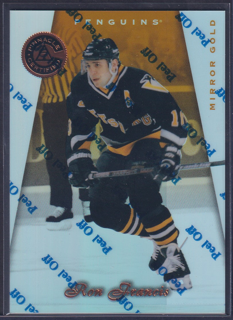 RON FRANCIS - 1997 Pinnacle Certified w/ Coating, MIRROR GOLD #121