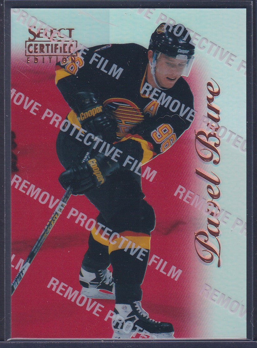 PAVEL BURE - 1996 Pinnacle Select Certified Editions MIRROR RED #34