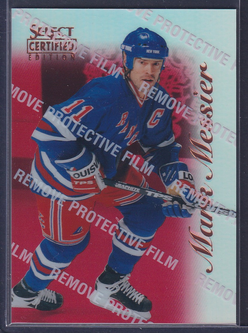 MARK MESSIER - 1996 Pinnacle Select Certified Editions MIRROR RED #36