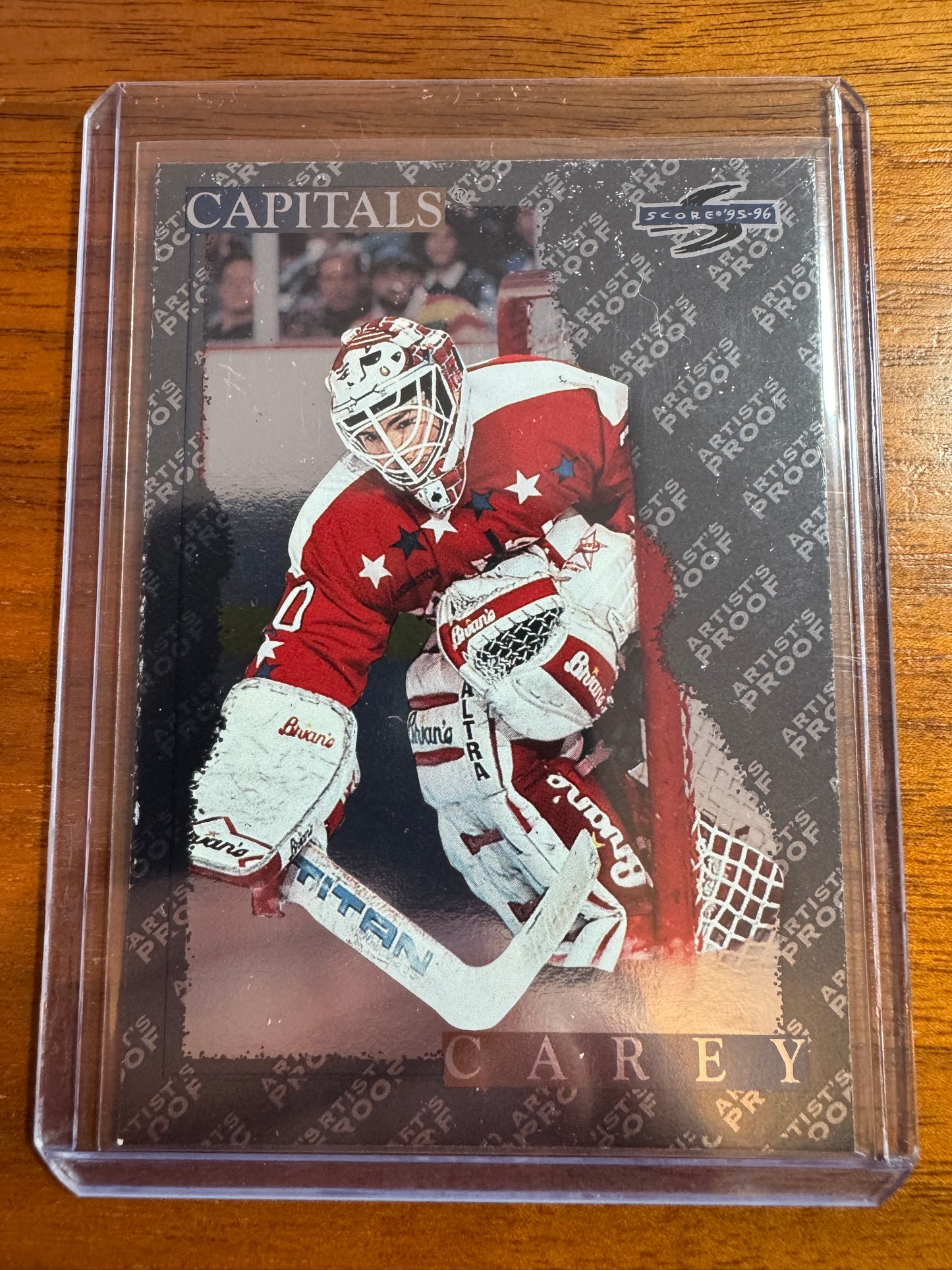 JIM CAREY - 1995 Pinnacle Score Black Ice Artist's Proof Stoppers #317, SSP