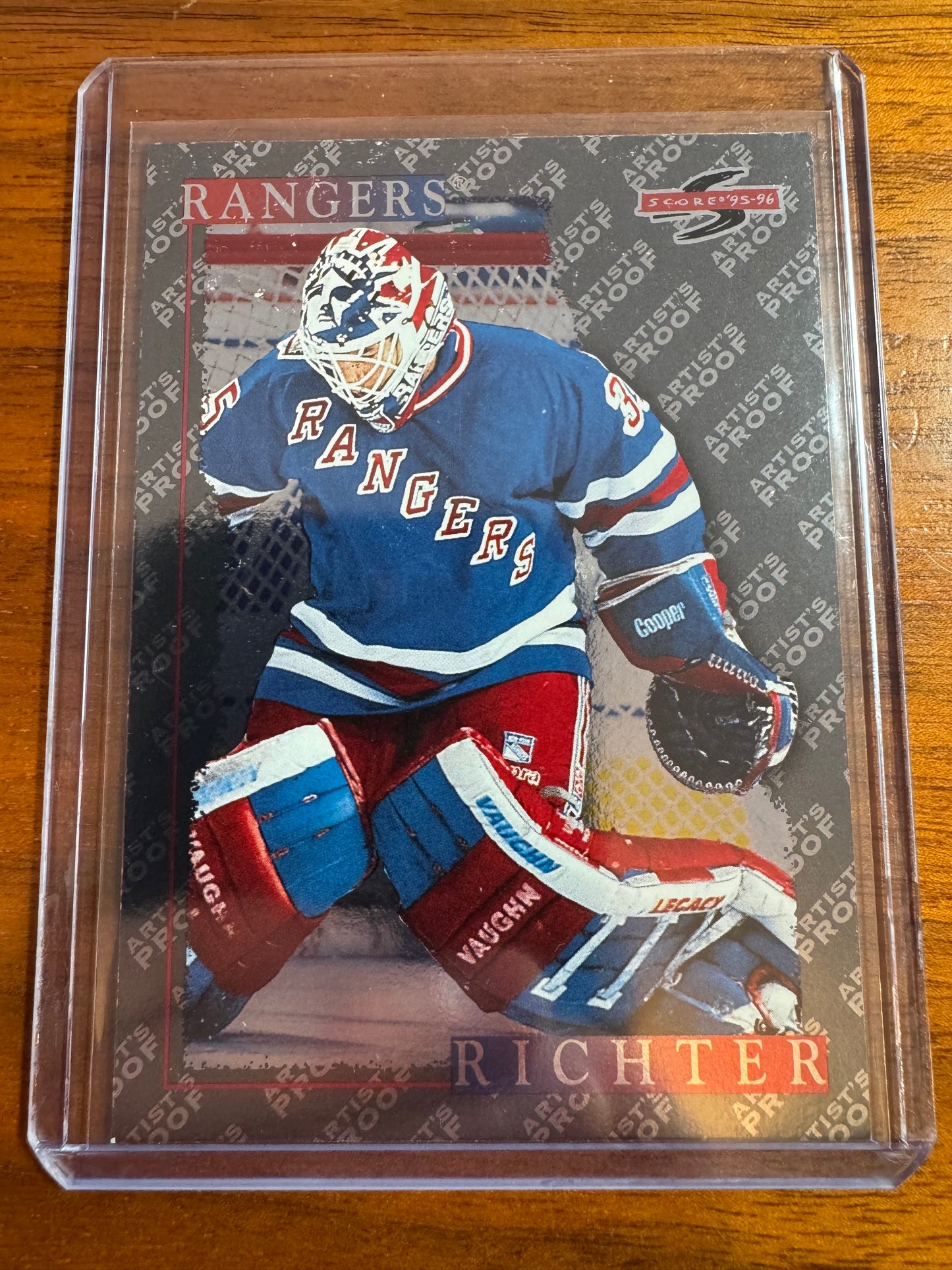 MIKE RICHTER - 1995 Pinnacle Score Black Ice Artist's Proof #140