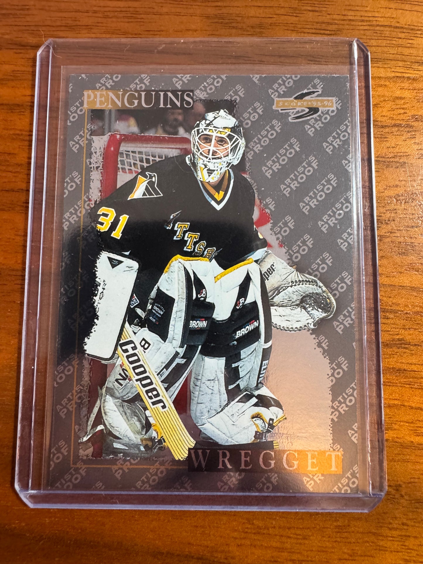 KEN WREGGET - 1995 Pinnacle Score Black Ice Artist's Proof #126