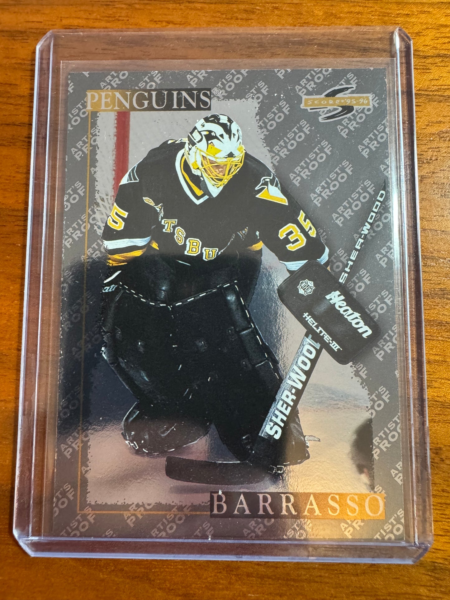 TOM BARRASSO - 1995 Pinnacle Score Black Ice Artist's Proof #152