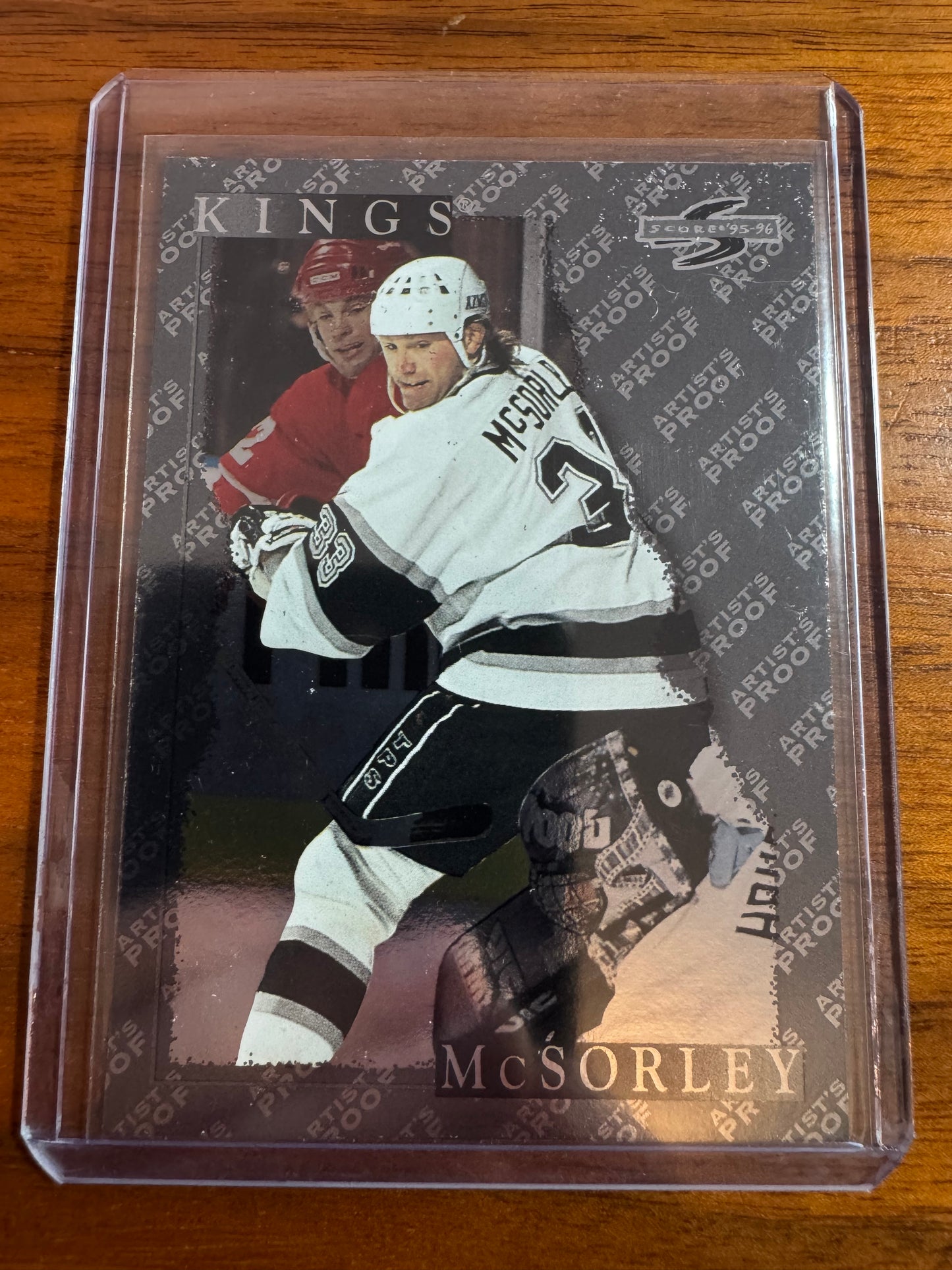 MARTY MCSORLEY - 1995 Pinnacle Score Black Ice Artist's Proof #92