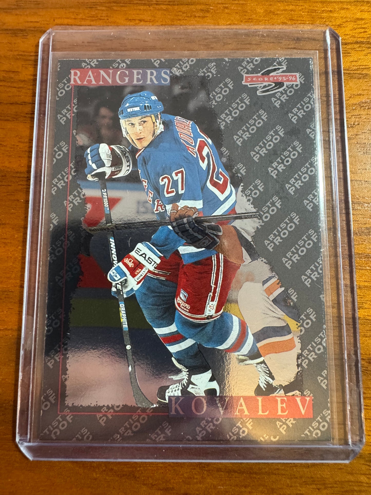 ALEXEI KOVALEV - 1995 Pinnacle Score Black Ice Artist's Proof #79