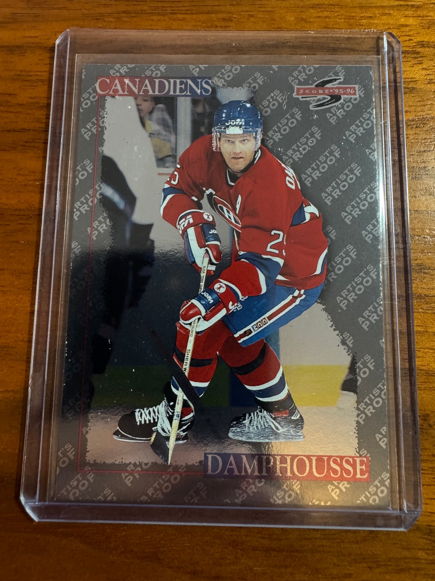 VINCENT DAMPHOUSSE - 1995 Pinnacle Score Black Ice Artist's Proof #36