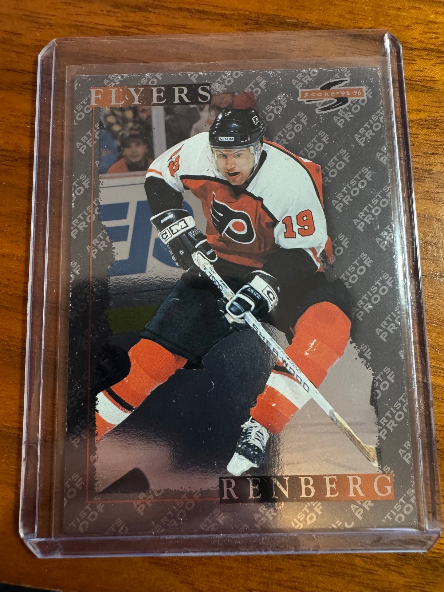 MIKAEL RENBERG - 1995 Pinnacle Score Black Ice Artist's Proof #35