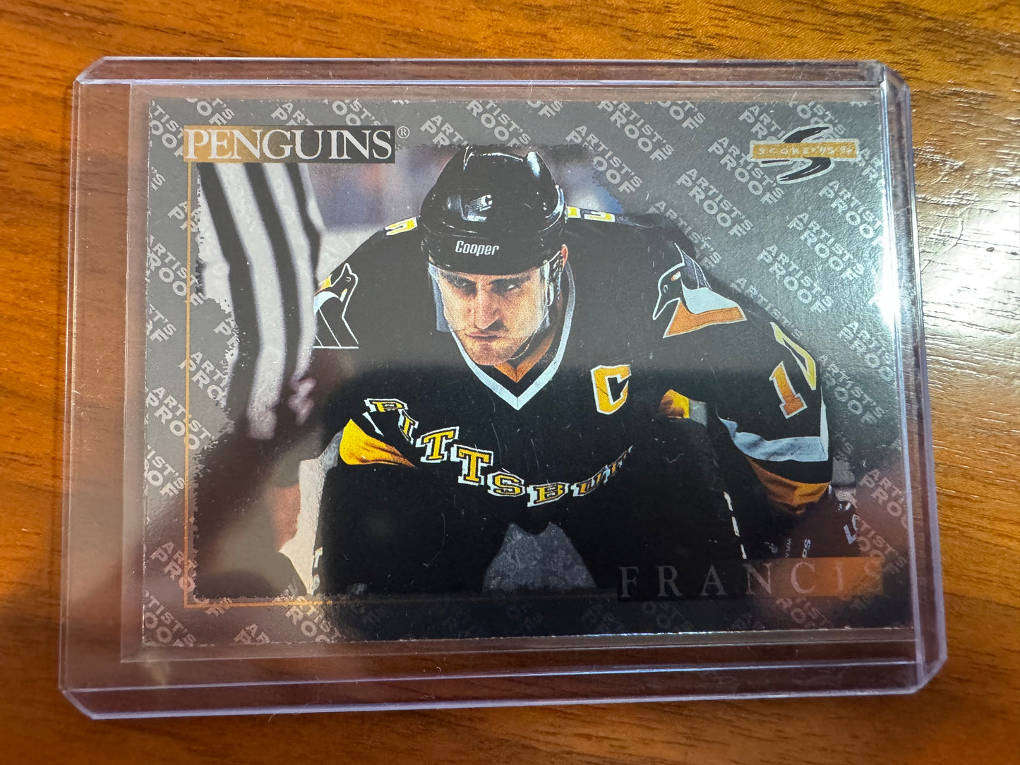 RON FRANCIS - 1995 Pinnacle Score Black Ice Artist's Proof #187