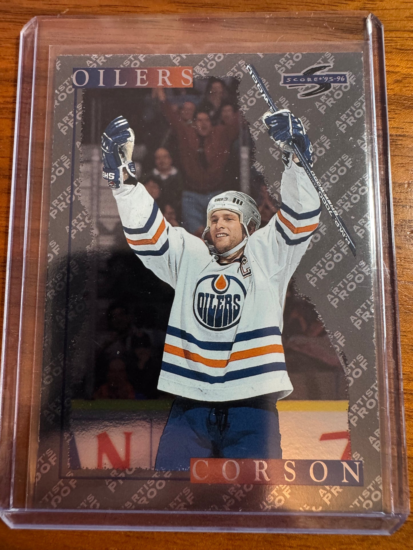 SHAYNE CORSON - 1995 Pinnacle Score Black Ice Artist's Proof #245