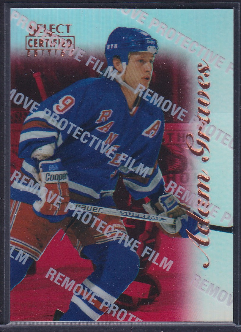 ADAM GRAVES - 1996 Pinnacle Select Certified MIRROR RED #51