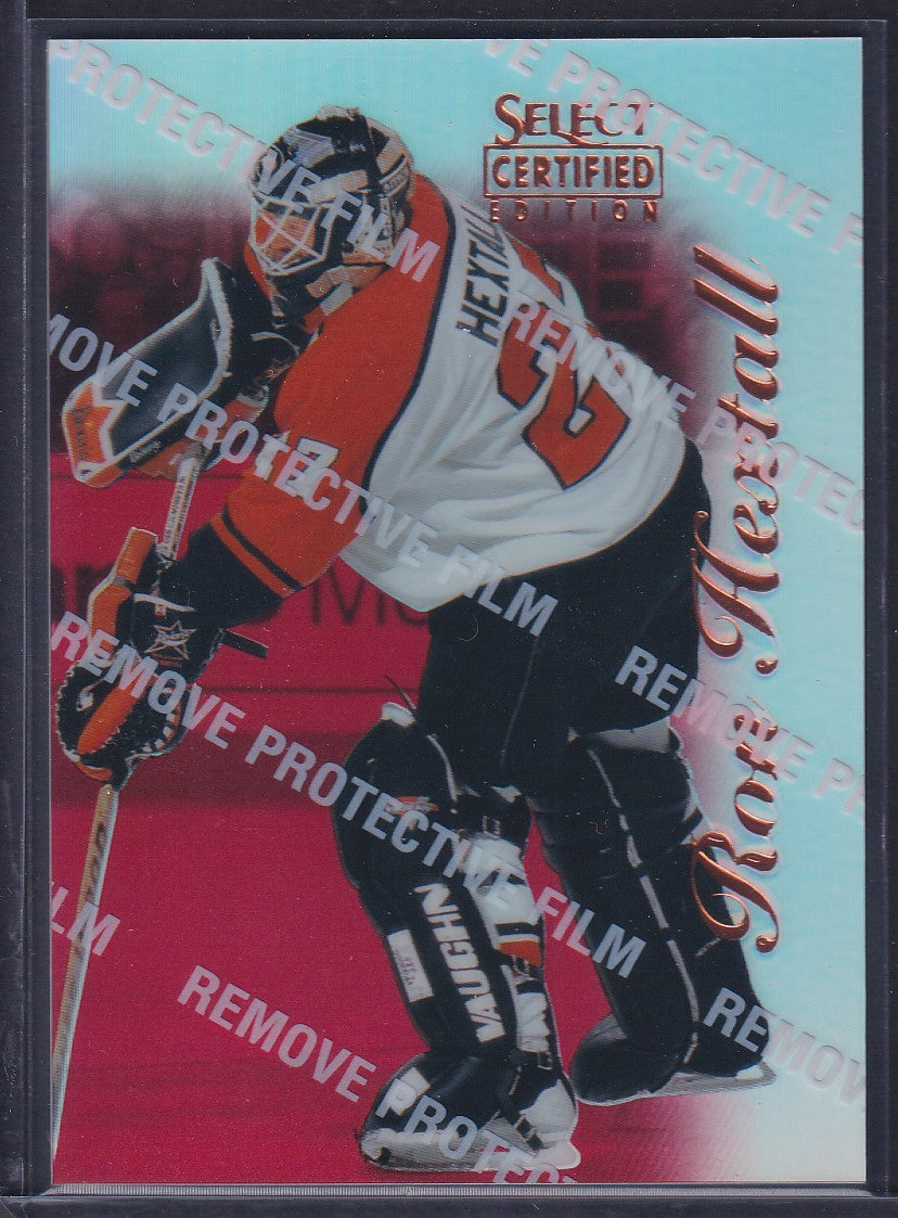 RON HEXTALL - 1996 Pinnacle Select Certified MIRROR RED #63