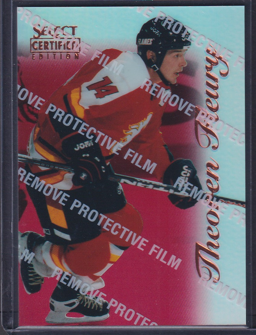 THEOREN FLEURY - 1996 Pinnacle Select Certified MIRROR RED #75